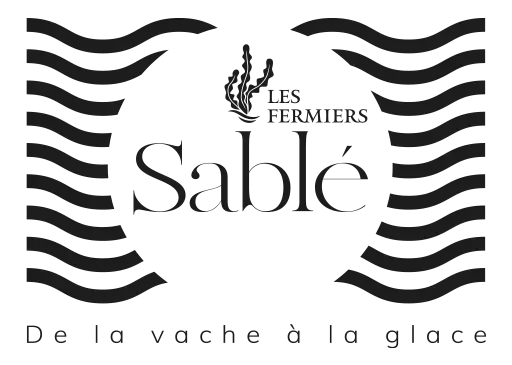 Logo - Les fermiers Sablés Glaces artisanales Bretagne Vannes